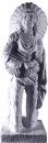 Indian Chief Standing Square Base Plaster Statue