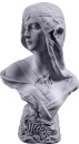 Indian Princess Bust Plaster Statue