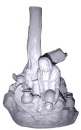 Indian Maiden with Water Jugs Plaster Statue