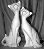 Cat statue