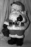 Santa Claus Winking statue