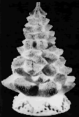 Light Up Holly Tree statue