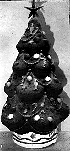 Light Up Garland Tree statue