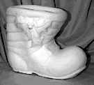 Santa's Boot statue