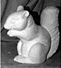 Squirrel Eating statue