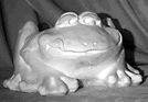 Frog statue