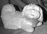 Lhasa Apso statue