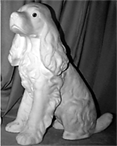 Cocker Spaniel statue 