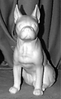 Boston Terrier statue 