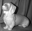 Dachshund statue