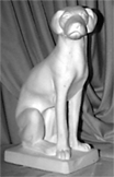 Labrador statue