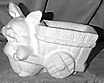 Bunny with Cart statue