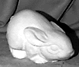 Bunny with Rump up statue