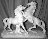 Fighting Stallions statue