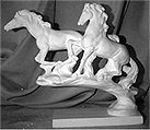 Horses on Cloud statue