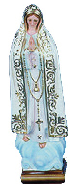 Fatima Plaster Statue PAINTED