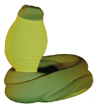 Egyptian Snake Plaster Statue