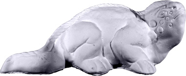 Lizard Plaster Statue