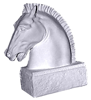 Horse Plaster Bookend