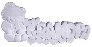 Grandpa Plaster Plaque