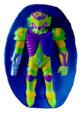 Robo Man Plaster Plaque
