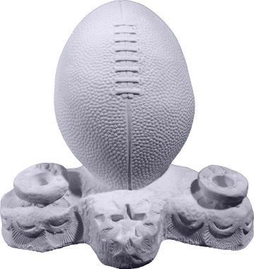Football Plaster Pencil Holder