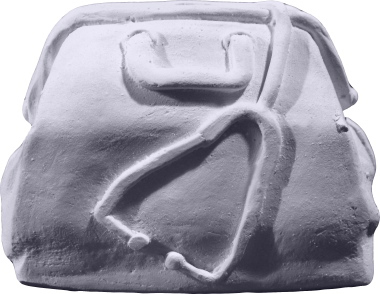 Doctors Bag Pen Holder Plaster Statue