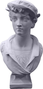Christopher Plaster Statue