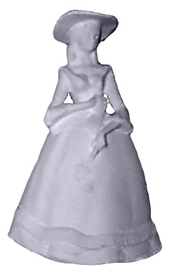 Fall Girl Plaster Statue
