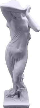 Shy One Plaster Statue