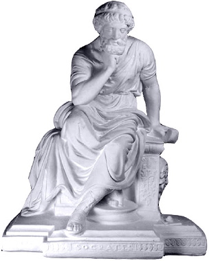 Socrates Plaster Statue