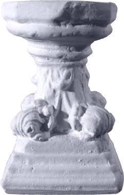 Corinthian Mini Plaster Pedestal