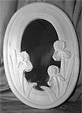Oval Iris Mirror