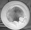 Round Iris Mirror