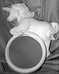 Unicorn on Round Mirror