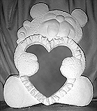 Bear with Heart Mirror