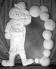 Clown with Balls Mirror