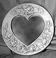 Rose Heart Mirror