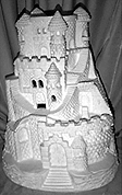 Castle statue