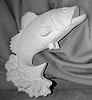 Bass Splashing Wall Art Plaque