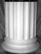 Half Column Display Pedestal