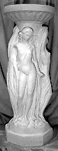 Three Nudes Display Pedestal