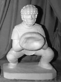 Baseball Catcher Statue