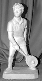 Tennis Player Statue