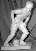 Soccer Player Statue