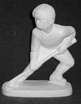 Hockey Player Statue