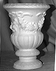 Ribbed Garland Vase