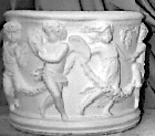 Round Cherub Vase