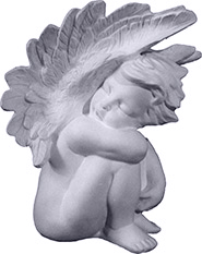 Plaster Cherub and Angel Statues and Plaques