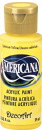 Americana Acrylics Cadmium Yellow DecoArt